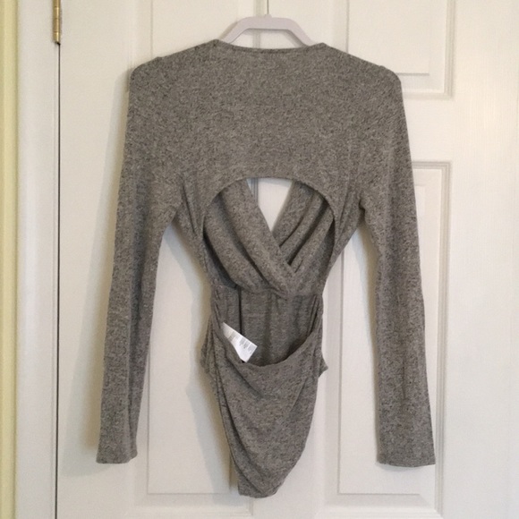 Urban Outfitters surplice wrap top one piece - Picture 3 of 3